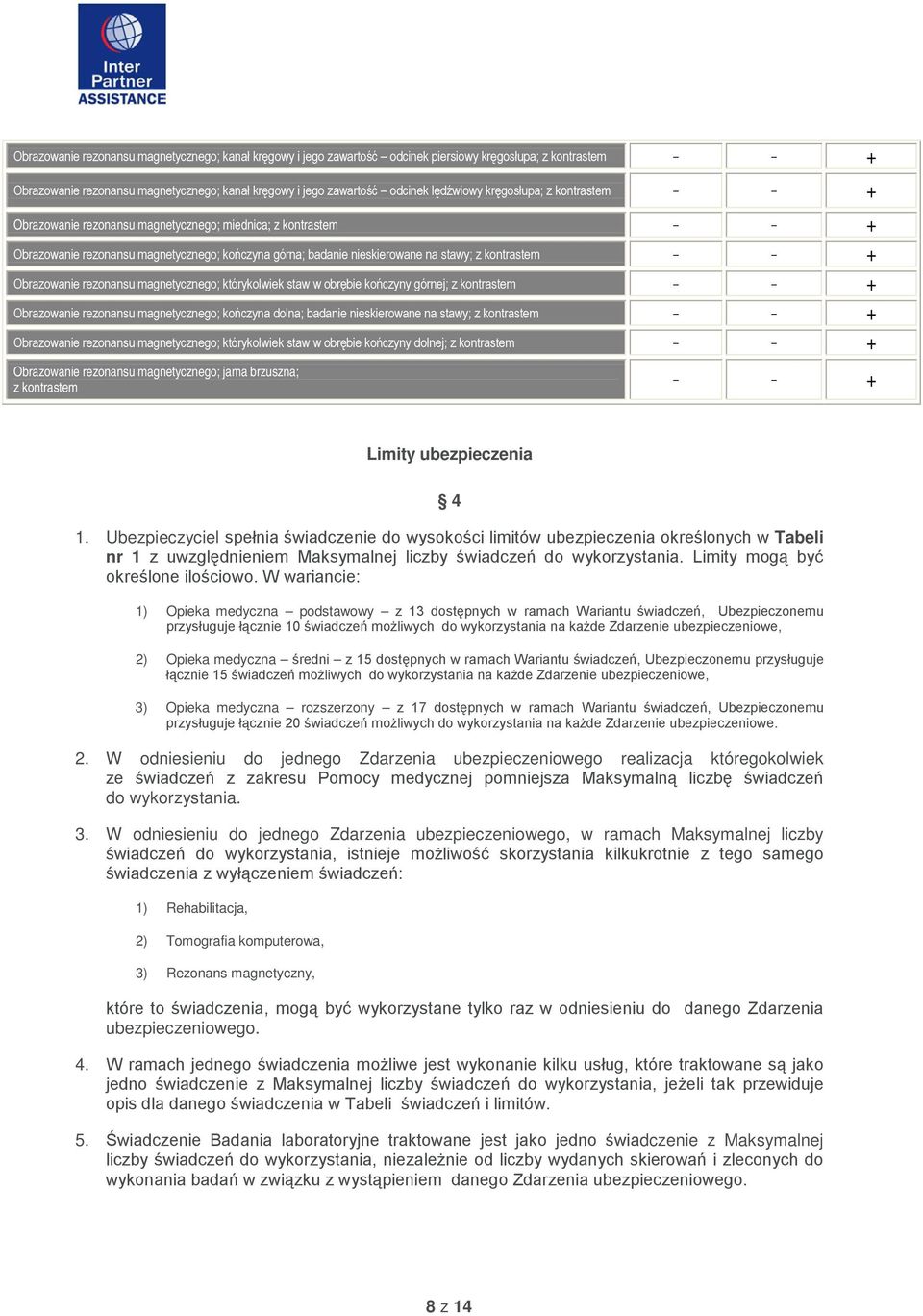 Obrazowanie rezonansu magnetycznego; którykolwiek staw w obrębie kończyny górnej; z kontrastem + Obrazowanie rezonansu magnetycznego; kończyna lna; badanie nieskierowane na stawy; z kontrastem +