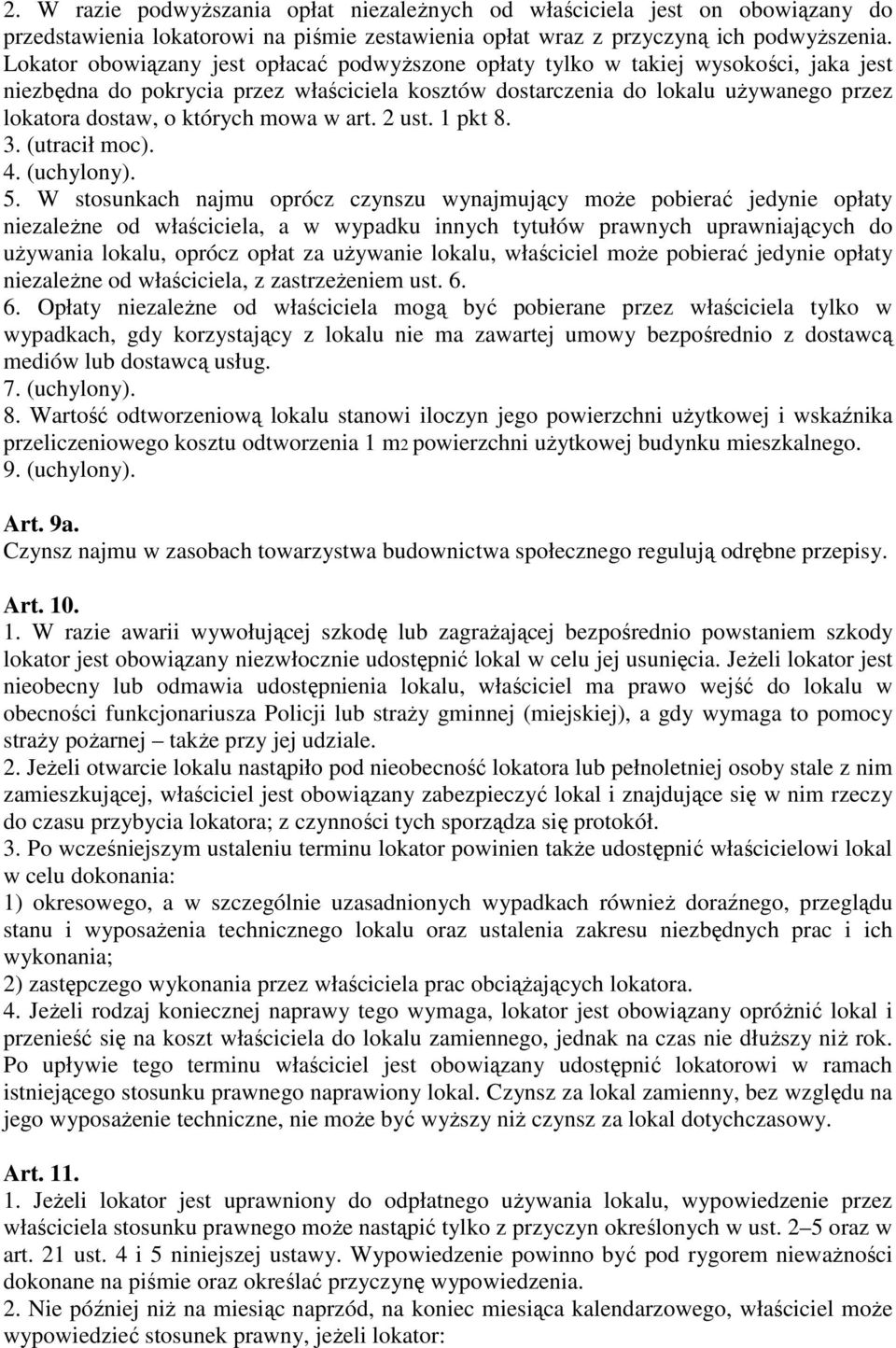 których mowa w art. 2 ust. 1 pkt 8. 3. (utracił moc). 4. (uchylony). 5.