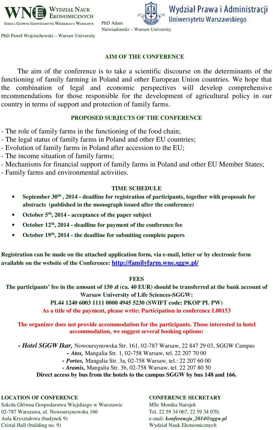 We hope that the combination of legal and economic perspectives will develop comprehensive recommendations for those responsible for the development of agricultural policy in our country in terms of