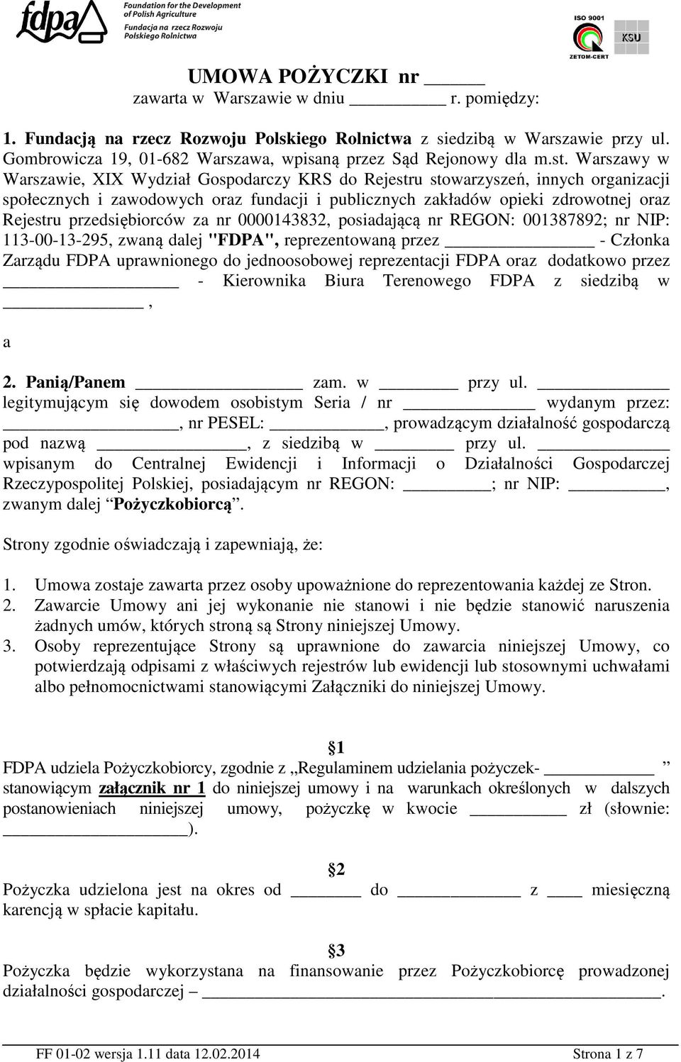 Warszawy w Warszawie, XIX Wydział Gospodarczy KRS do Rejestru stowarzyszeń, innych organizacji społecznych i zawodowych oraz fundacji i publicznych zakładów opieki zdrowotnej oraz Rejestru