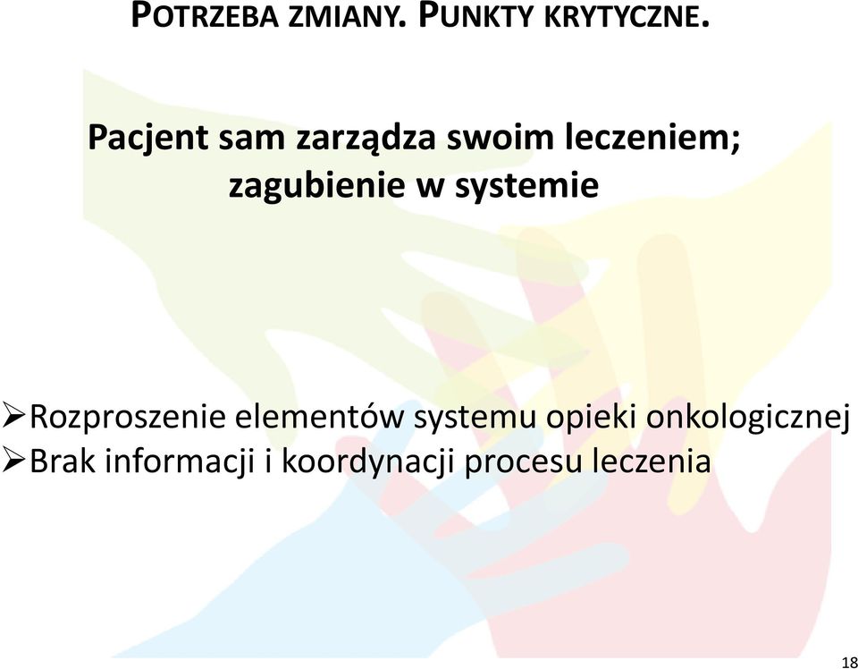 w systemie Rozproszenie elementów systemu opieki