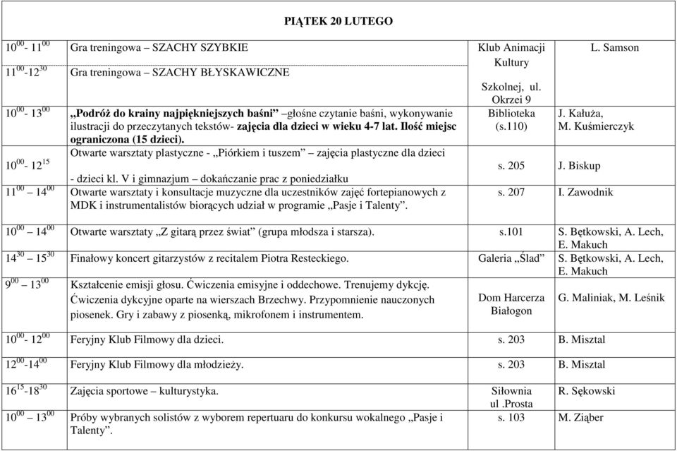 10 00-12 15 Otwarte warsztaty plastyczne - Piórkiem i tuszem zajęcia plastyczne dla dzieci - dzieci kl.