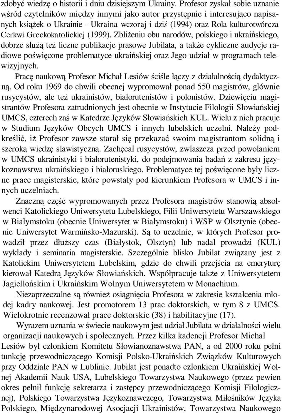 Greckokatolickiej (1999).