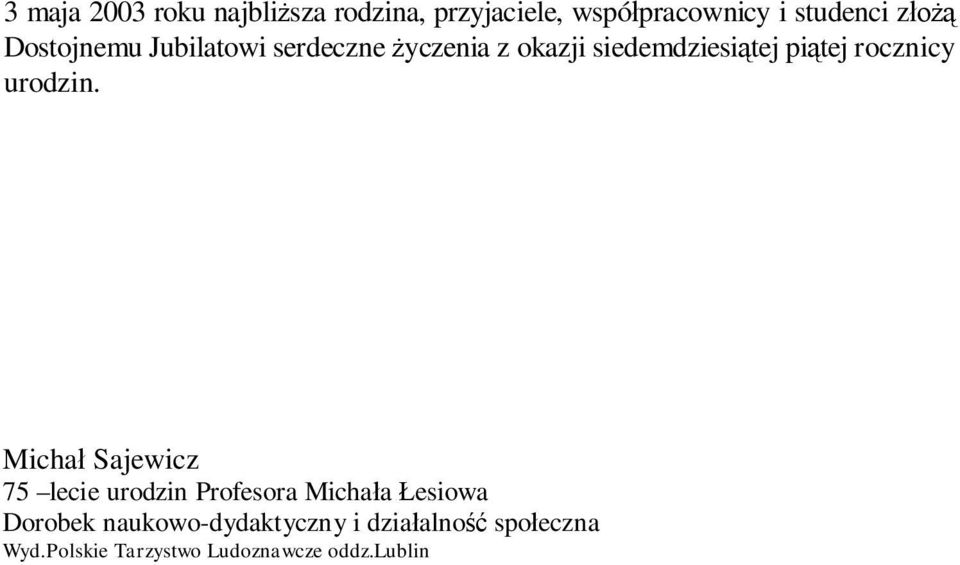 urodzin.