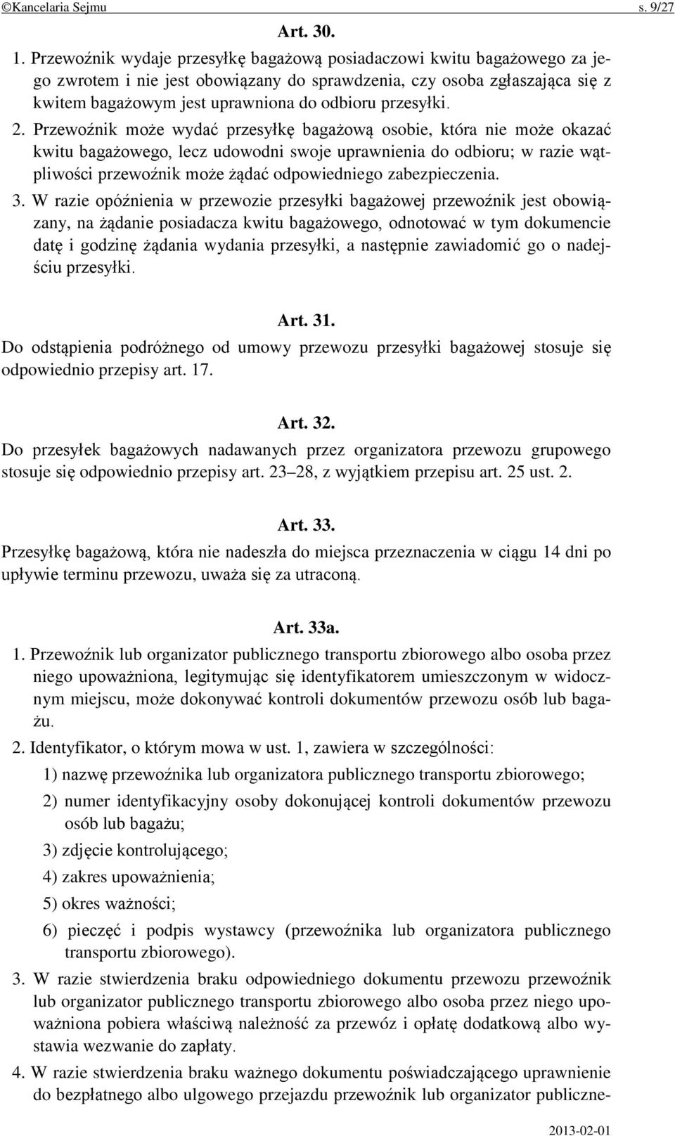 przesyłki. 2.