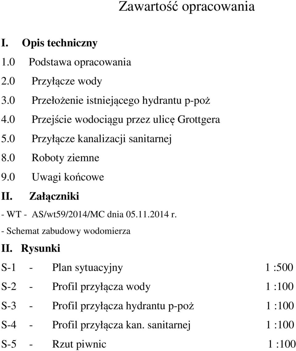 Załączniki - WT - AS/wt59/2014/MC dnia 05.11.2014 r. - Schemat zabudowy wodomierza II.
