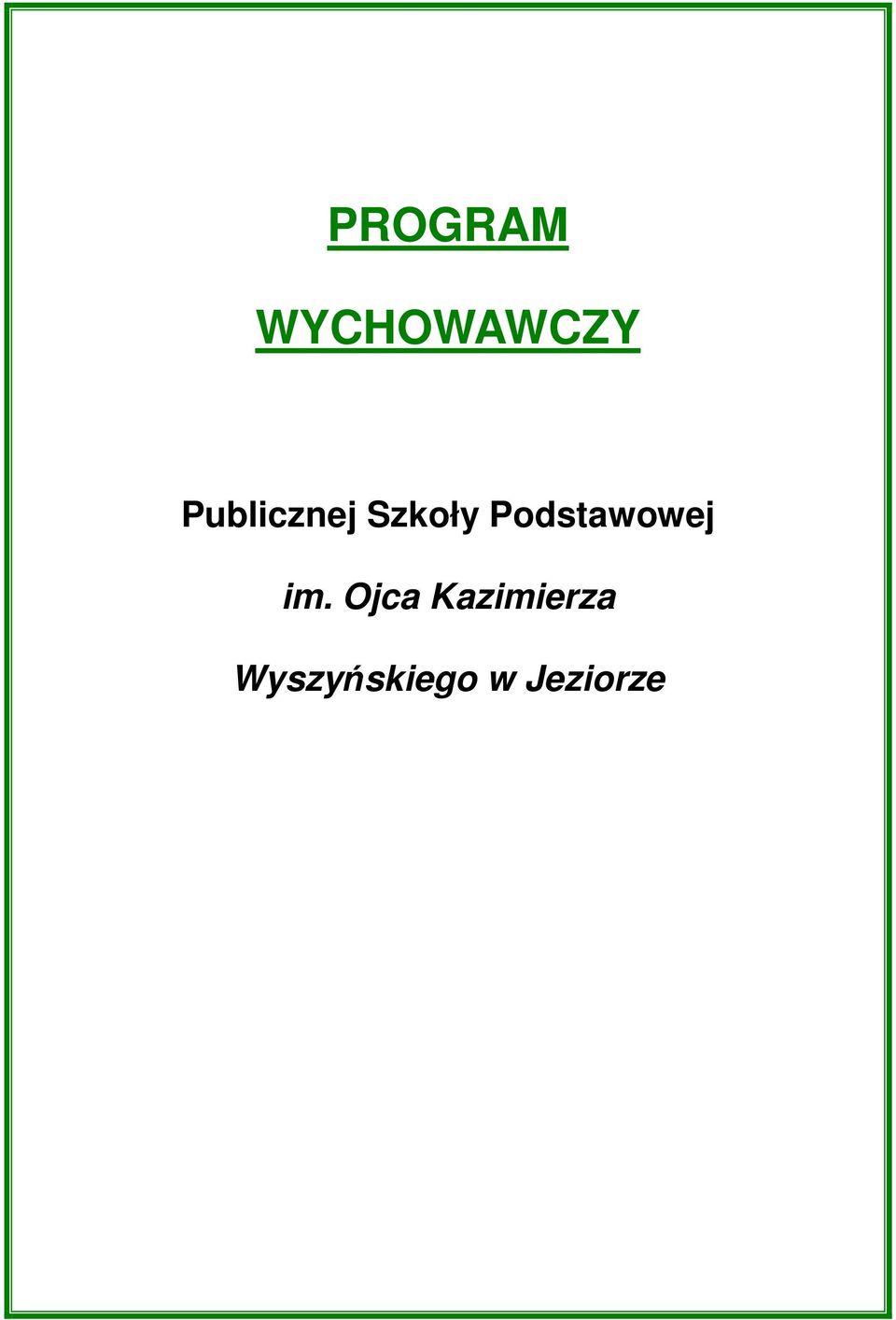 Podstawowej im.