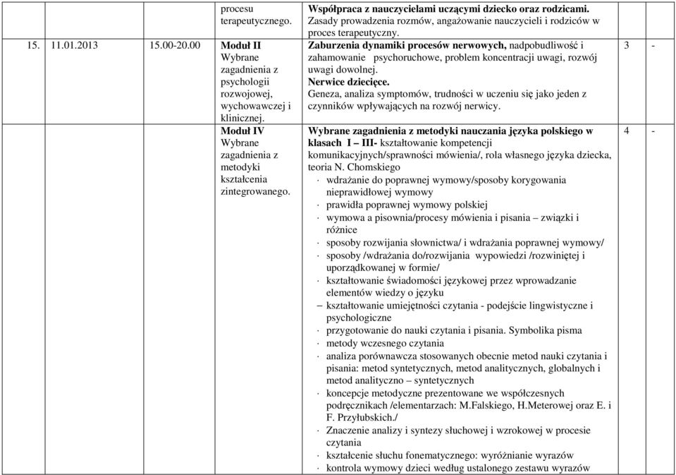 Zaburzena dynamk procesów nerwowych, nadpobudlwość zahamowane psychoruchowe, problem koncentracj uwag, rozwój uwag dowolnej. Nerwce dzecęce.