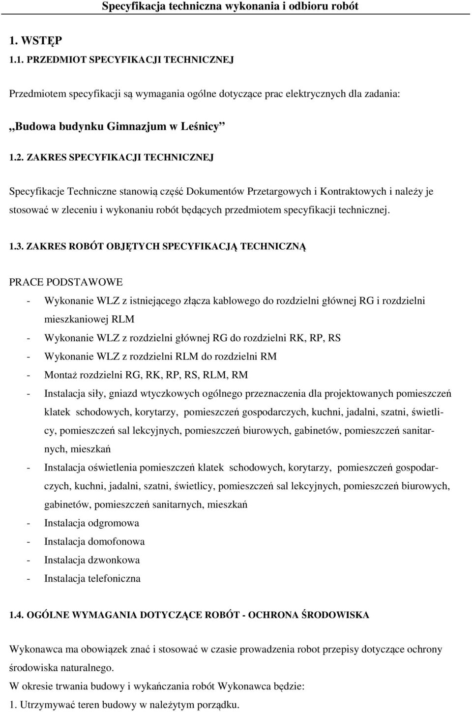 technicznej. 1.3.