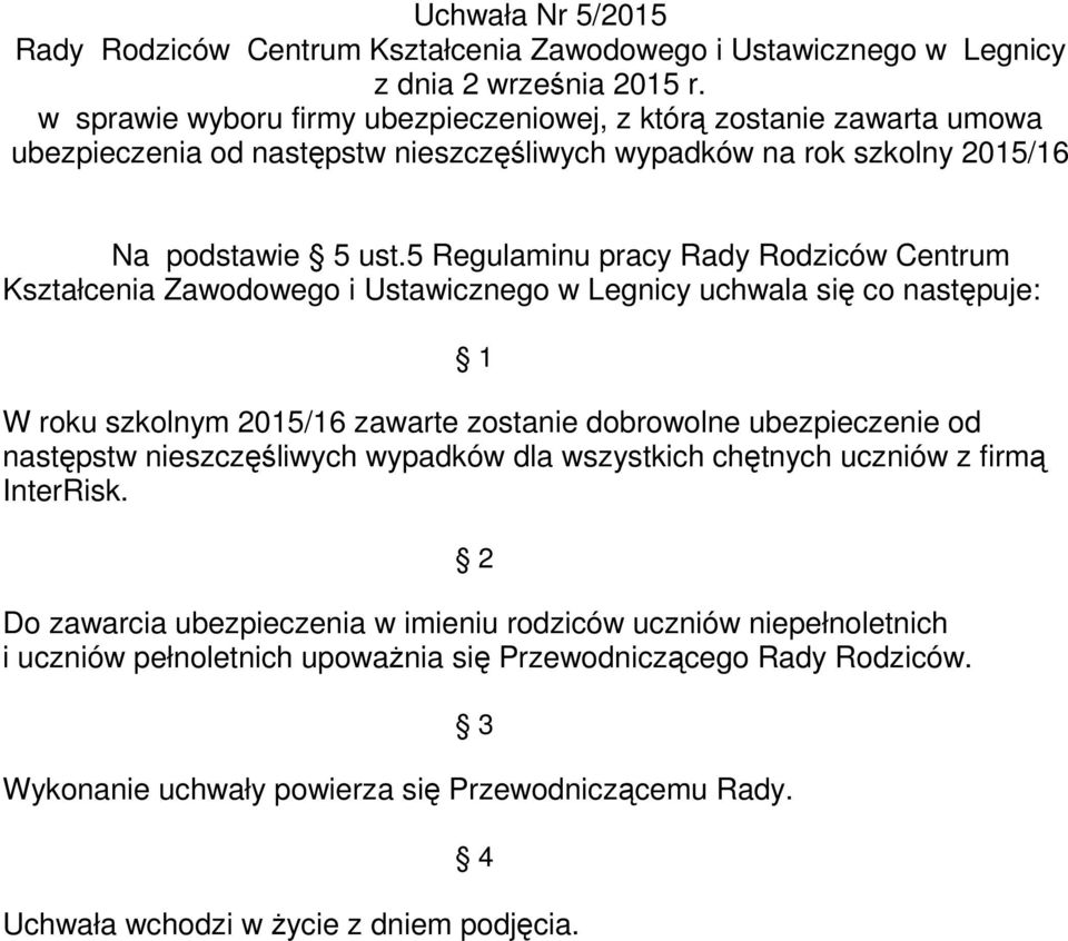 podstawie 5 ust.