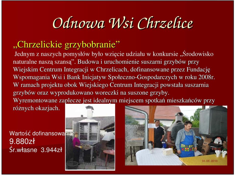 Inicjatyw Społeczno eczno-gospodarczych w roku 2008r.