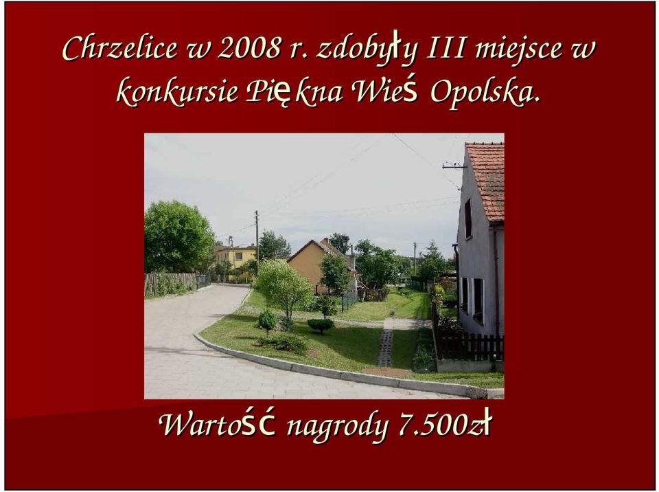 konkursie Piękna Wieś