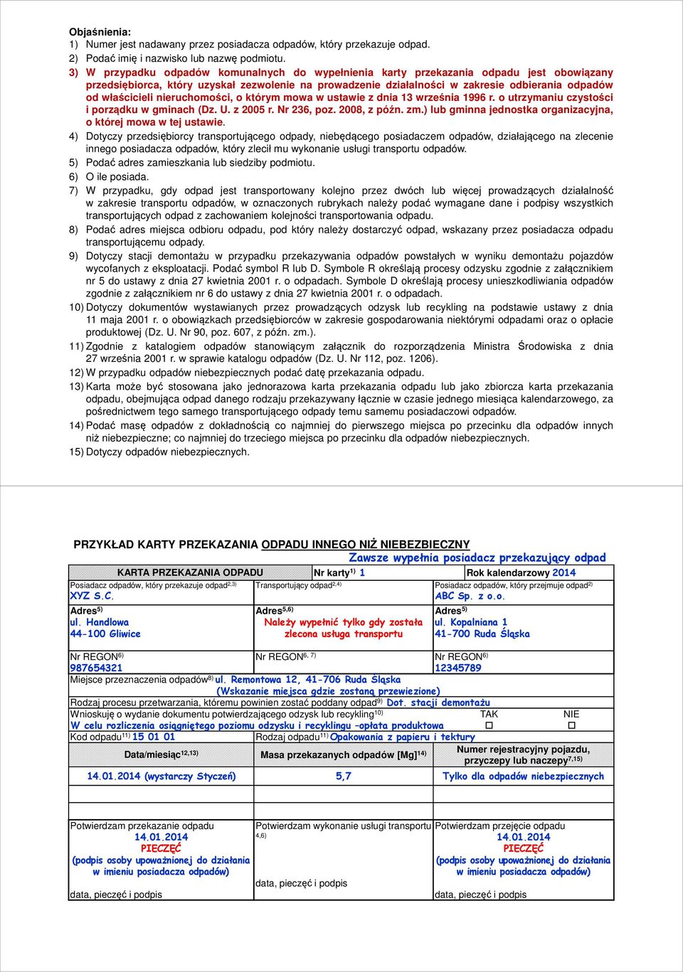 nieruchomości, o którym mowa w ustawie z dnia 13 września 1996 r. o utrzymaniu czystości i porządku w gminach (Dz. U. z 2005 r. Nr 236, poz. 2008, z późn. zm.