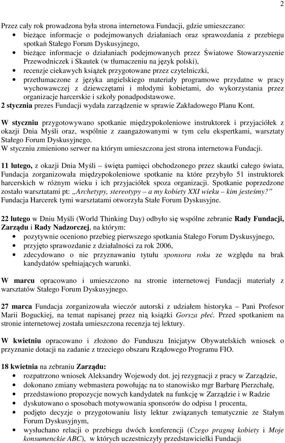 przetłumaczone z języka angielskiego materiały programowe przydatne w pracy wychowawczej z dziewczętami i młodymi kobietami, do wykorzystania przez organizacje harcerskie i szkoły ponadpodstawowe.