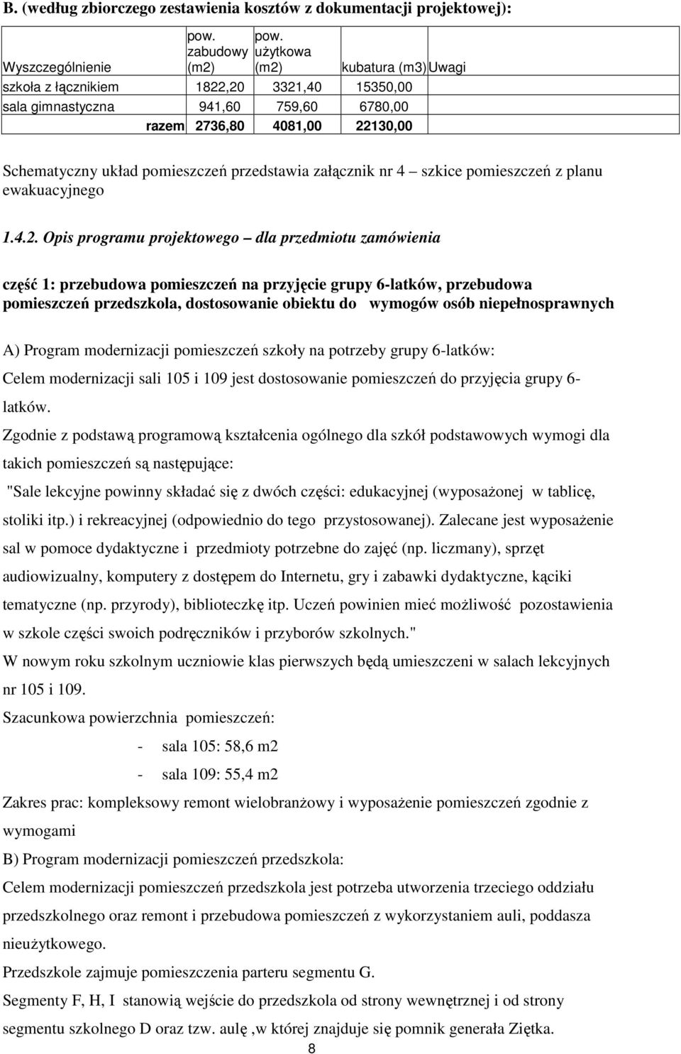 załącznik nr 4 szkice pomieszczeń z planu ewakuacyjnego 1.4.2.