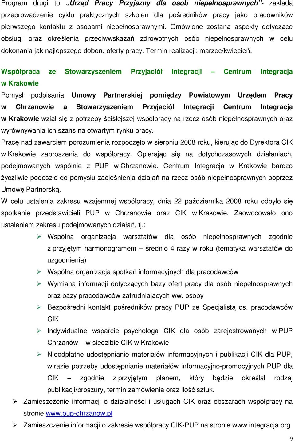 Termin realizacji: marzec/kwiecień.