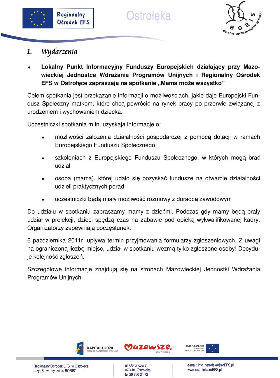 wychowaniem dziecka. Uczestniczki spotkania m.in.
