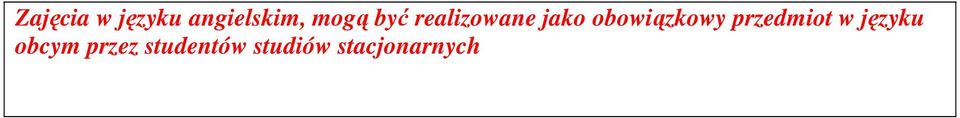 obowiązkowy przedmiot w języku