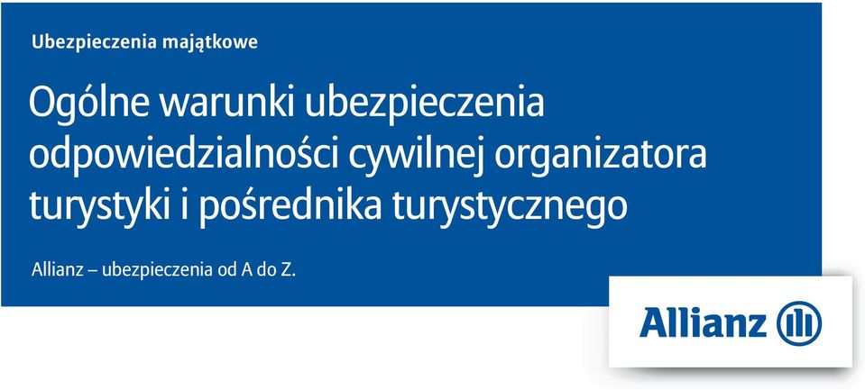 organizatora turystyki i pośrednika