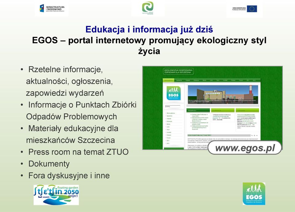 Informacje o Punktach Zbiórki Odpadów Problemowych Materiały edukacyjne dla