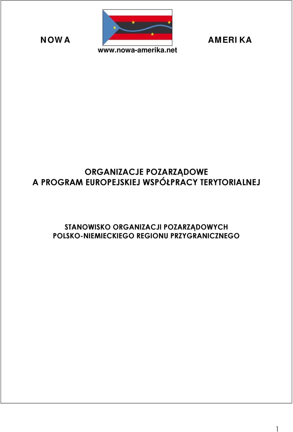 EUROPEJSKIEJ WSPÓŁPRACY TERYTORIALNEJ