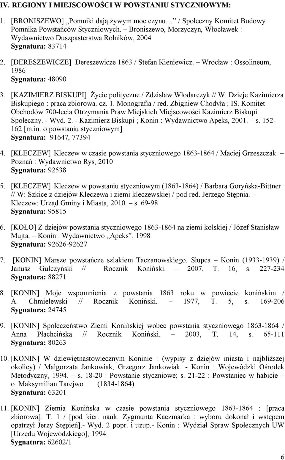 [KAZIMIERZ BISKUPI] Życie polityczne / Zdzisław Włodarczyk // W: Dzieje Kazimierza Biskupiego : praca zbiorowa. cz. 1. Monografia / red. Zbigniew Chodyła ; IS.