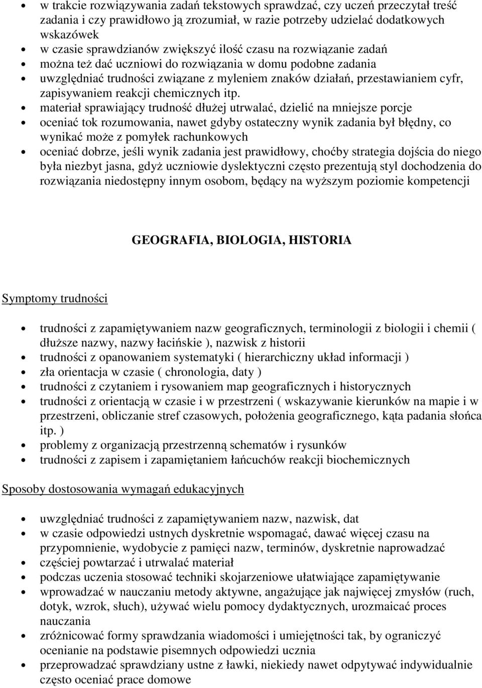 chemicznych itp.