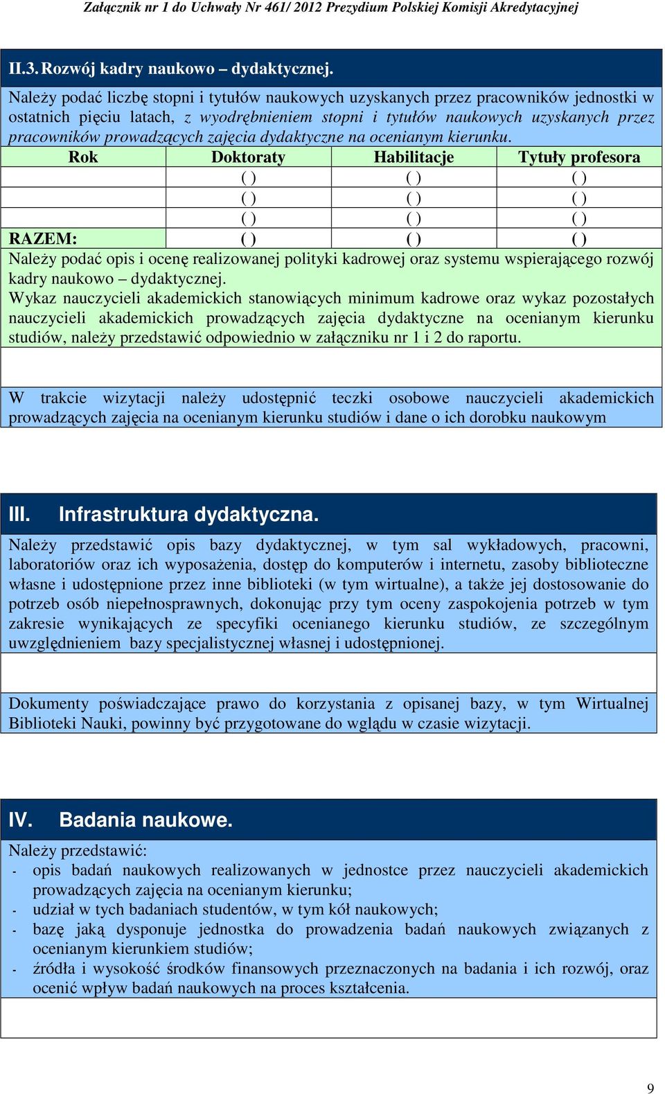 zajęcia dydaktyczne na ocenianym kierunku.