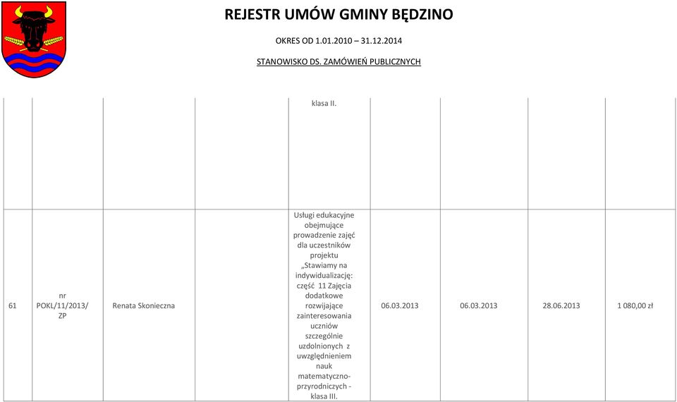 dodatkowe rozwijające zainteresowania uczniów szczególnie