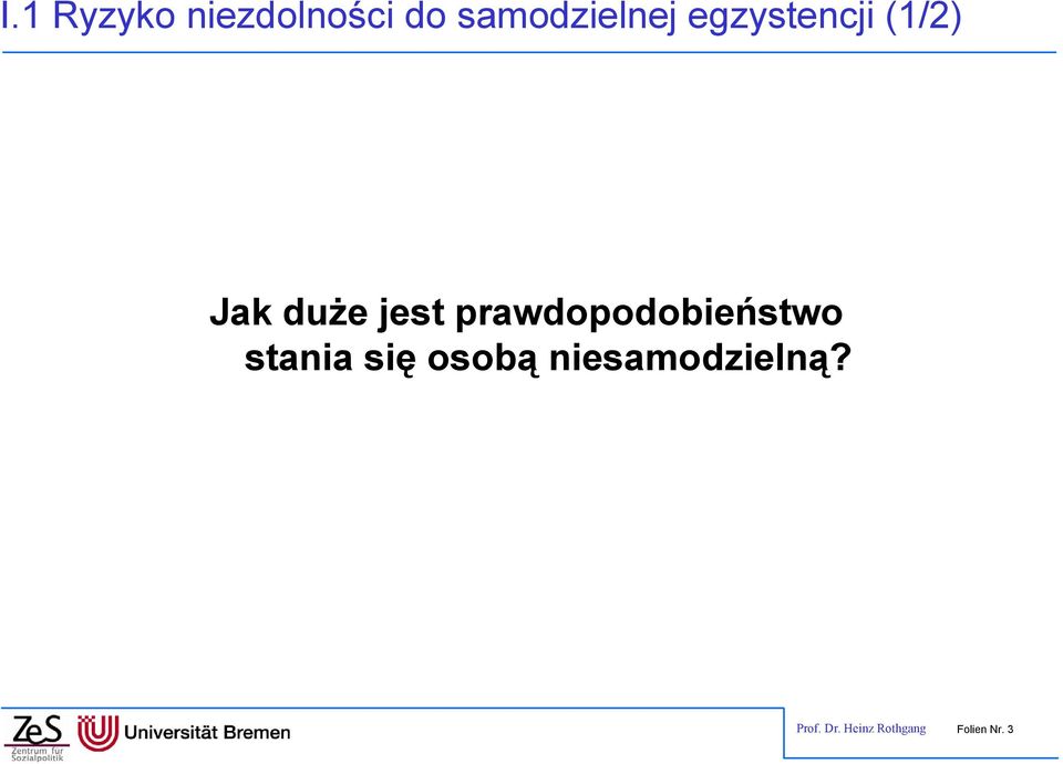 prawdopodobieństwo stania się osobą