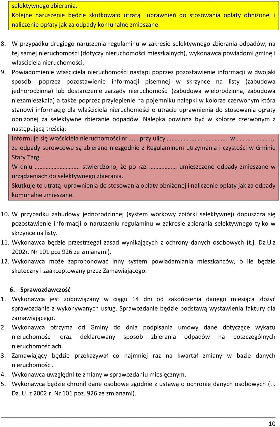 nieruchomości. 9.