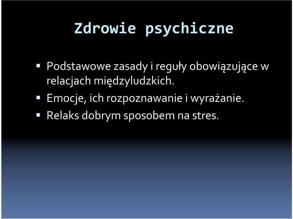 międzyludzkich.