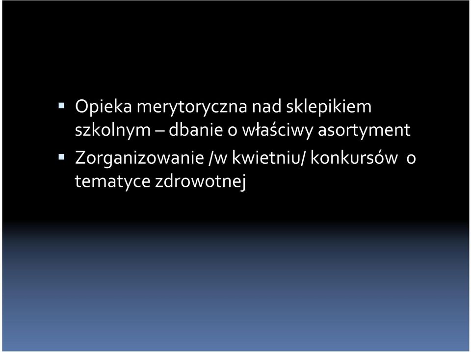 właściwy asortyment