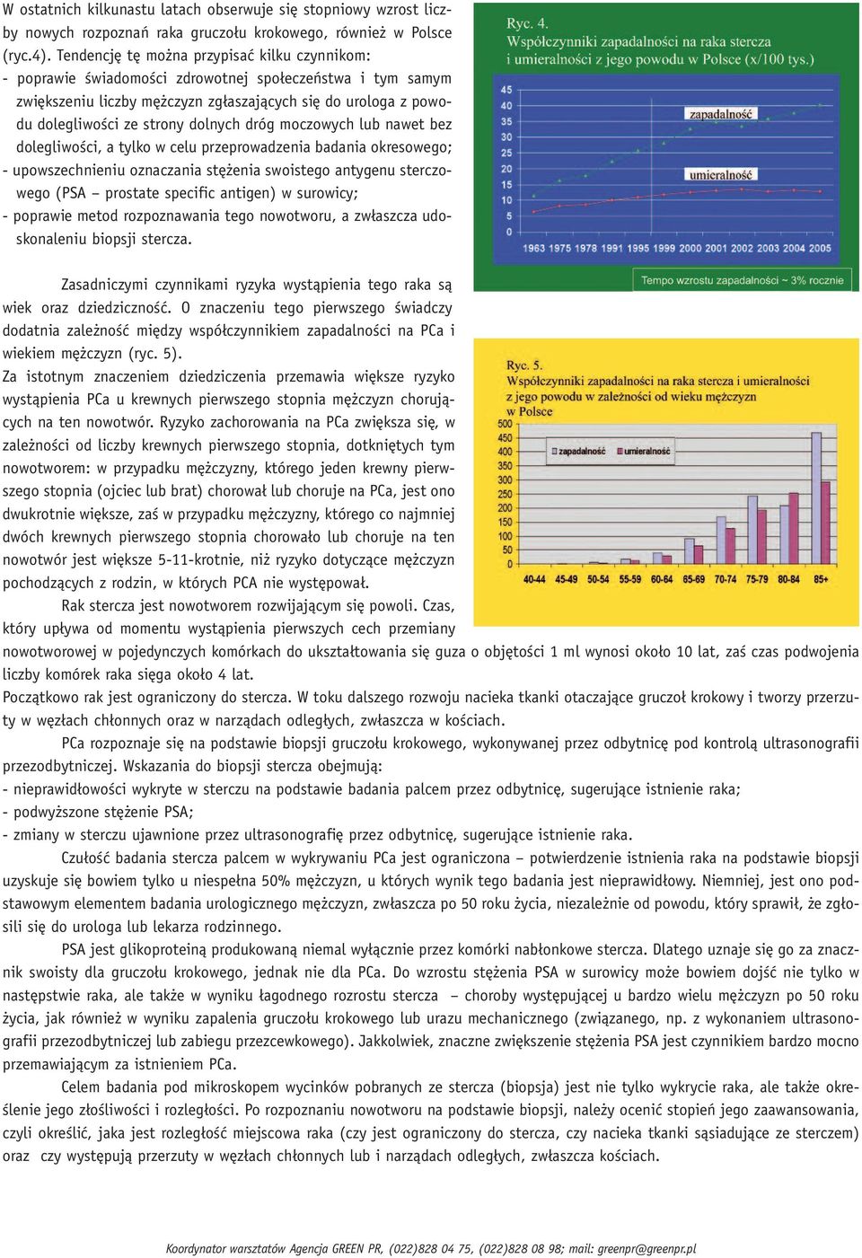 dróg moczowych lub nawet bez dolegliwoêci, a tylko w celu przeprowadzenia badania okresowego; - upowszechnieniu oznaczania st enia swoistego antygenu sterczowego (PSA prostate specific antigen) w