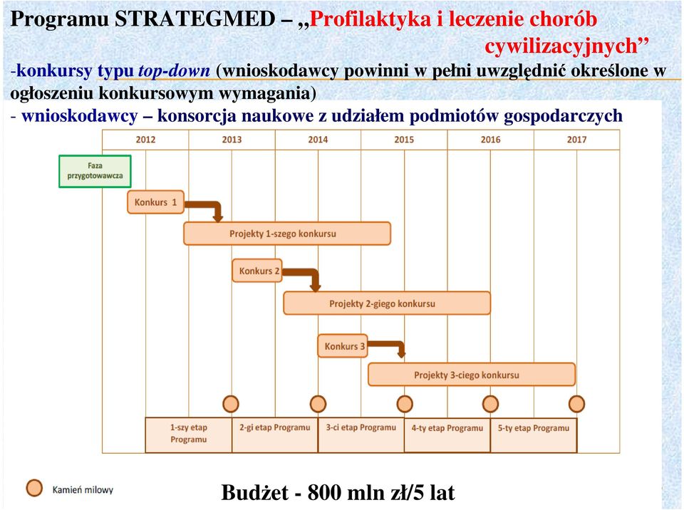 określone w ogłoszeniu konkursowym wymagania) - wnioskodawcy