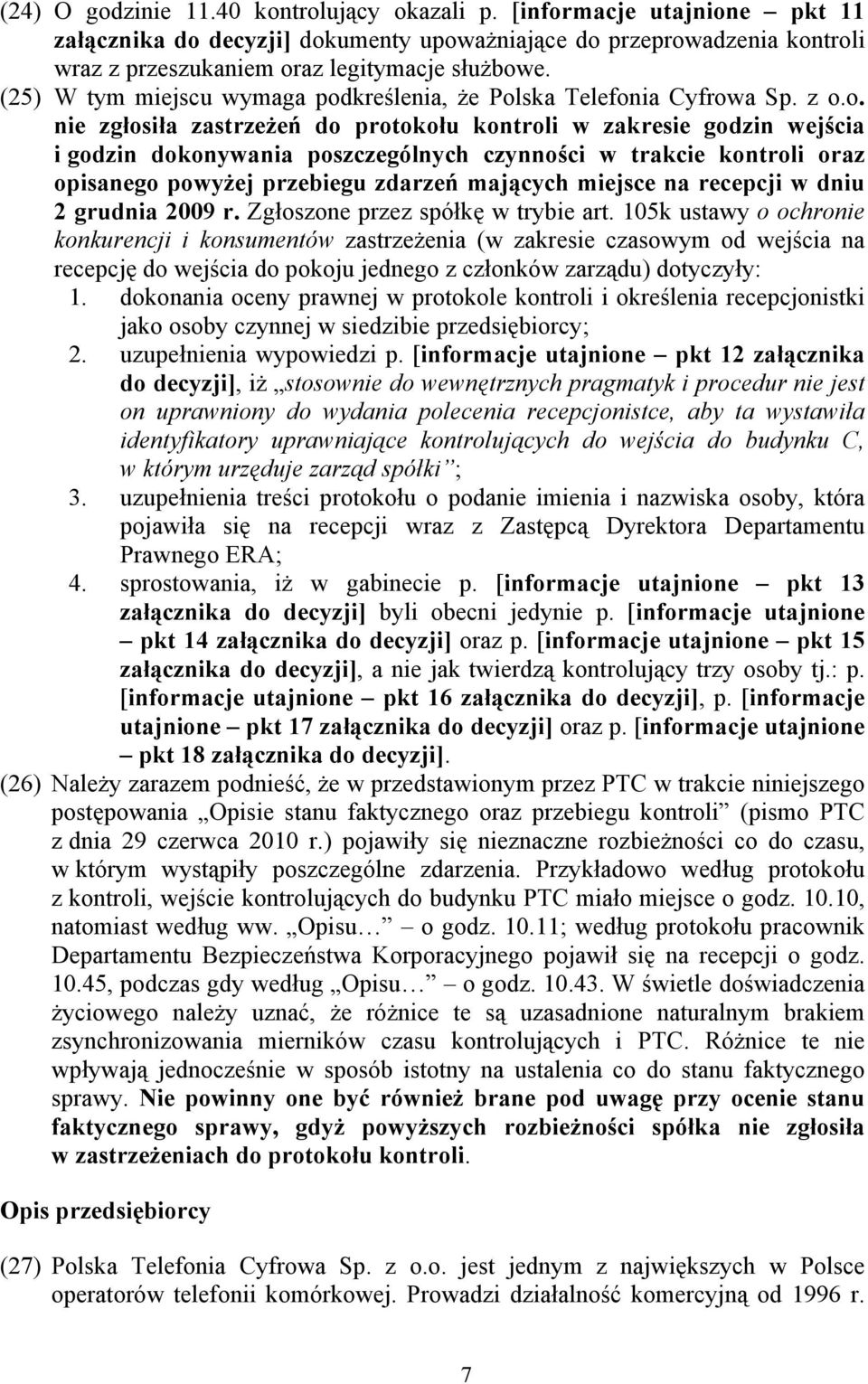 kreślenia, że Pol