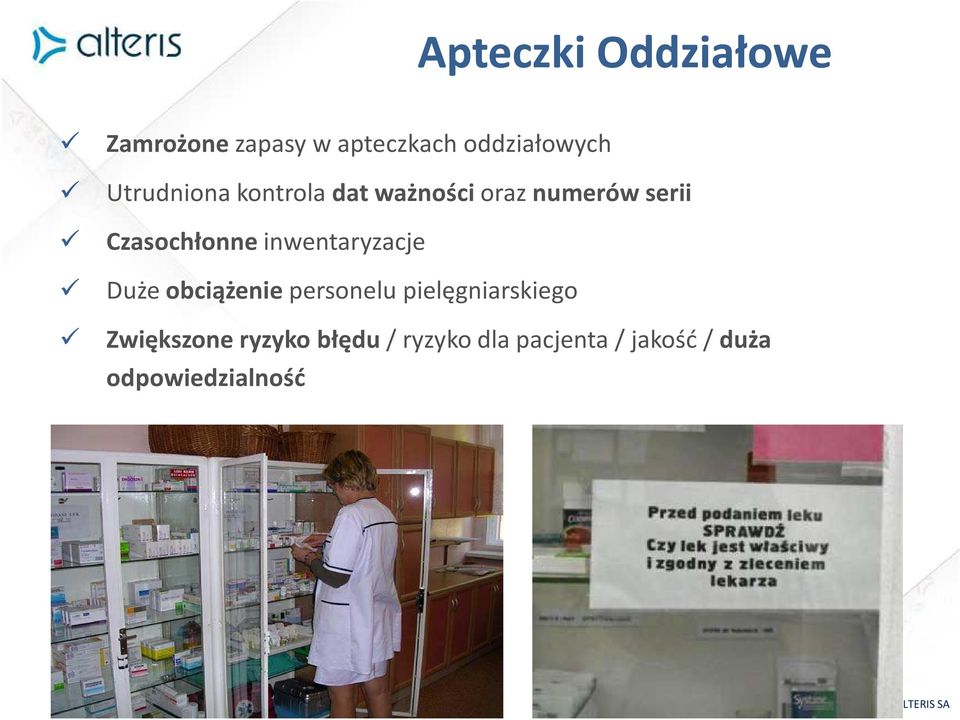 inwentaryzacje Duże obciążenie personelu pielęgniarskiego