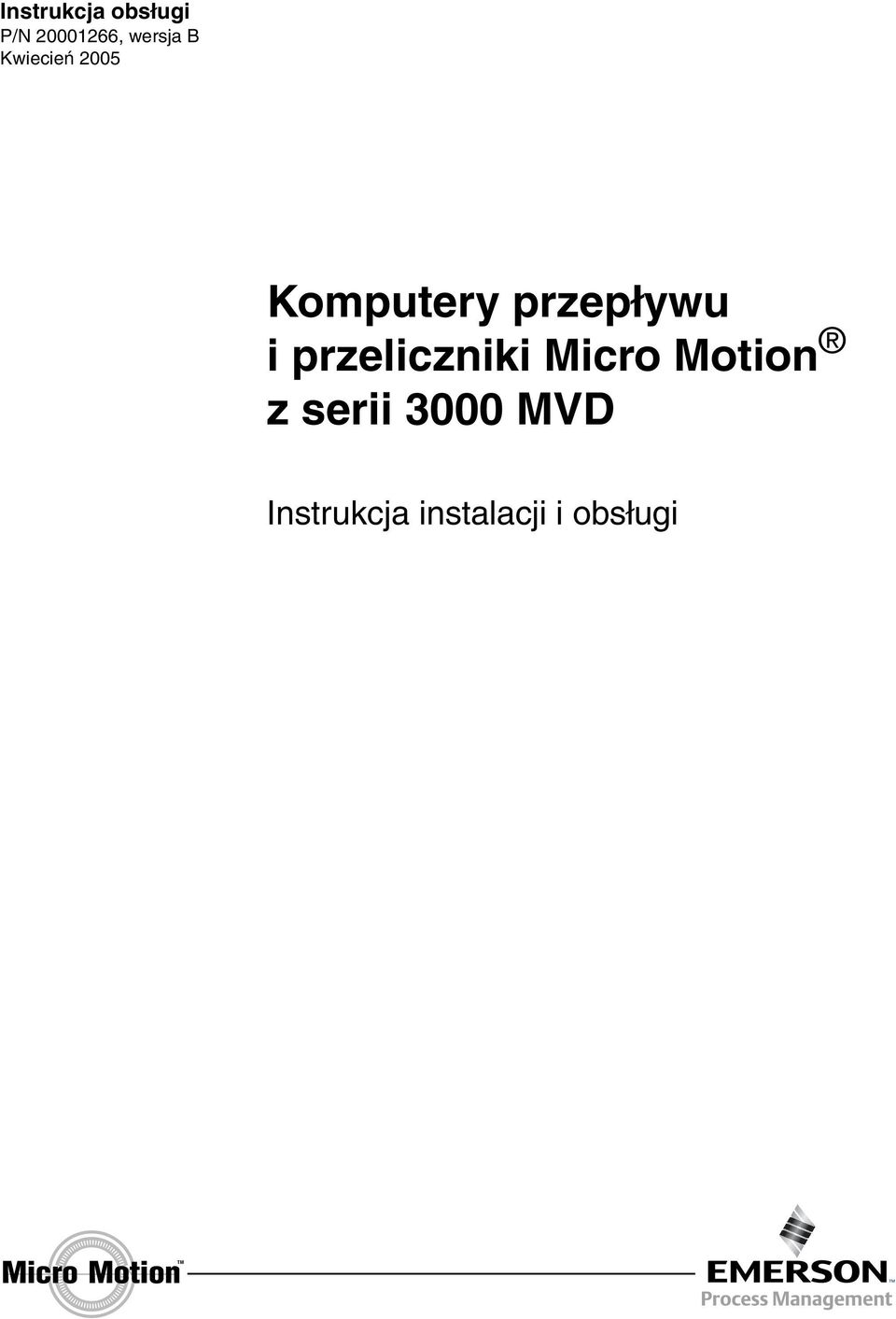 przeliczniki Micro Motion z serii 3000