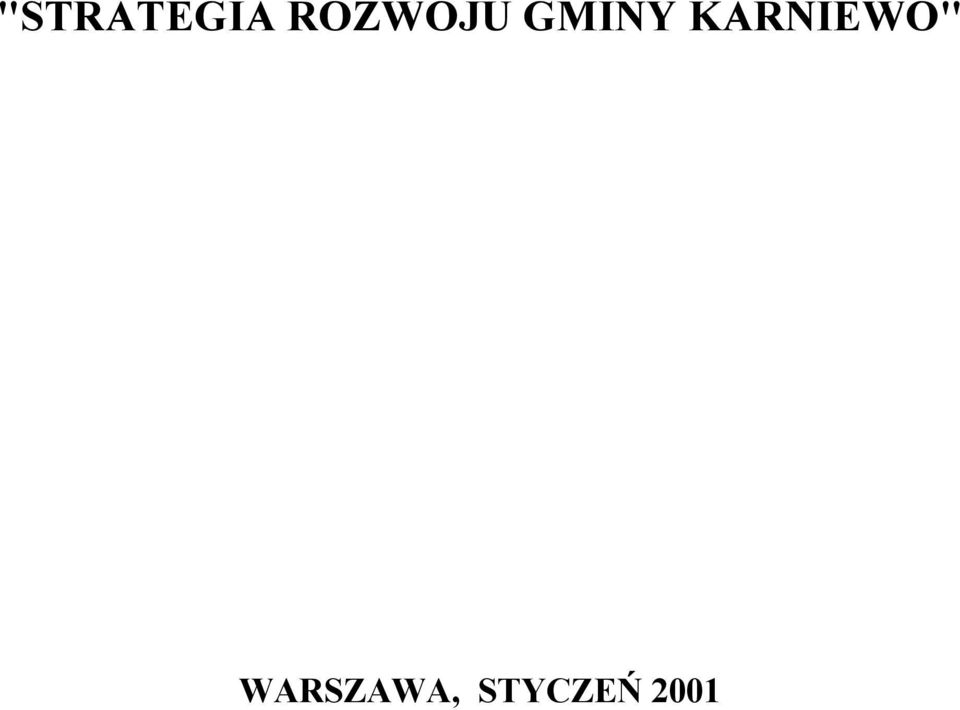 KARNIEWO"