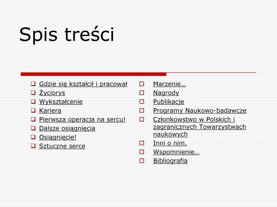 Sztuczne serce Marzenie Nagrody Publikacje Programy Naukowo-badawcze