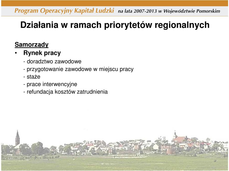 przygotowanie zawodowe w miejscu pracy - staŝe