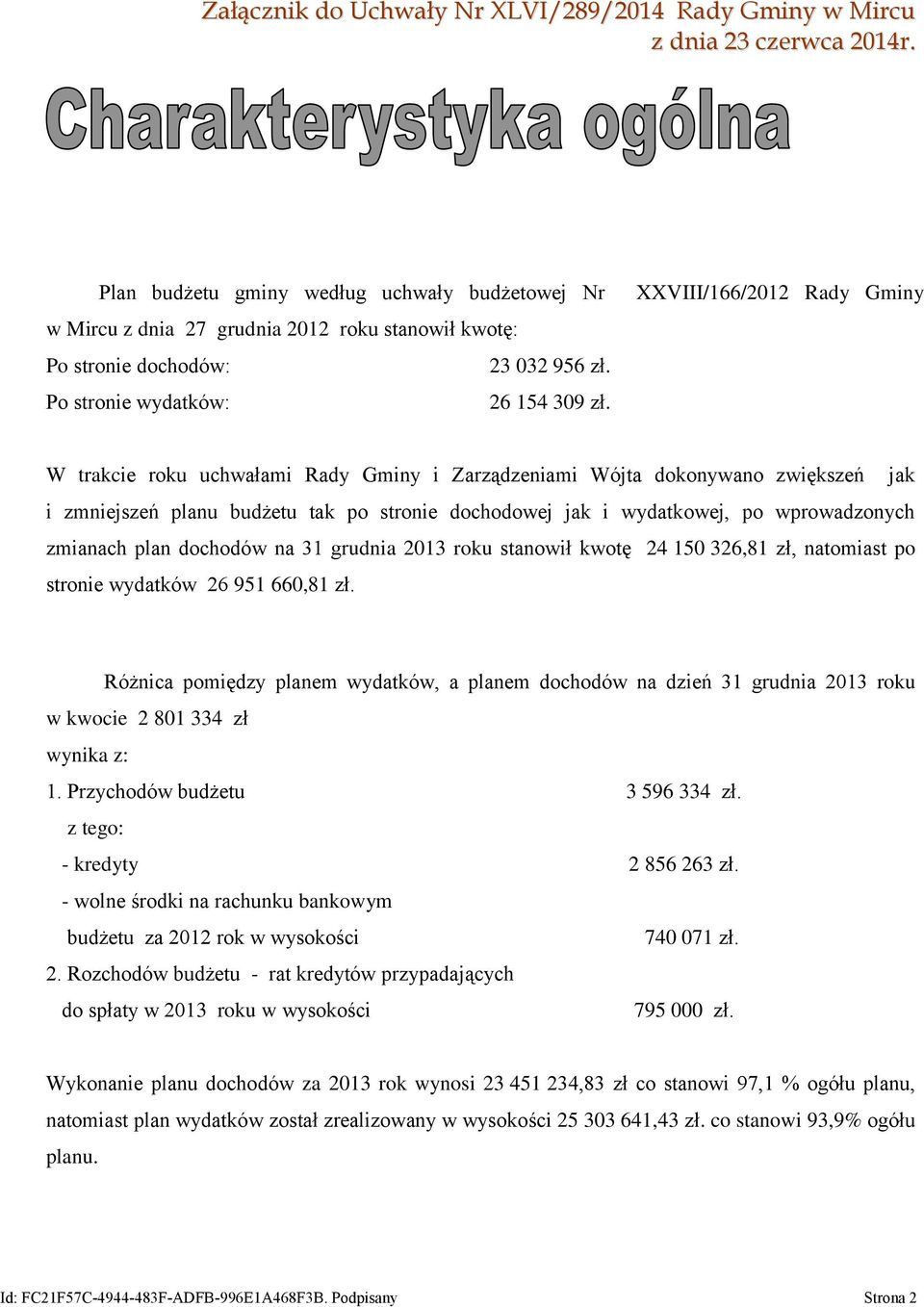 XXVIII/166/2012 Rady Gminy W trakcie roku uchwałami Rady Gminy i Zarządzeniami Wójta dokonywano zwiększeń jak i zmniejszeń planu budżetu tak po stronie dochodowej jak i wydatkowej, po wprowadzonych