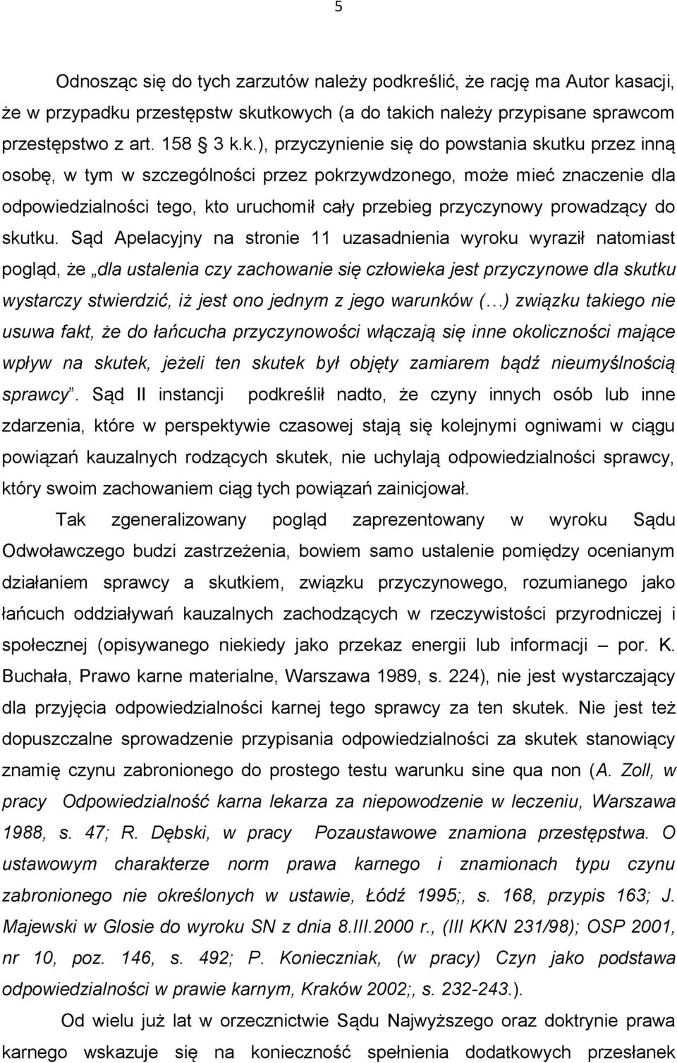 sacji, że w przypadku