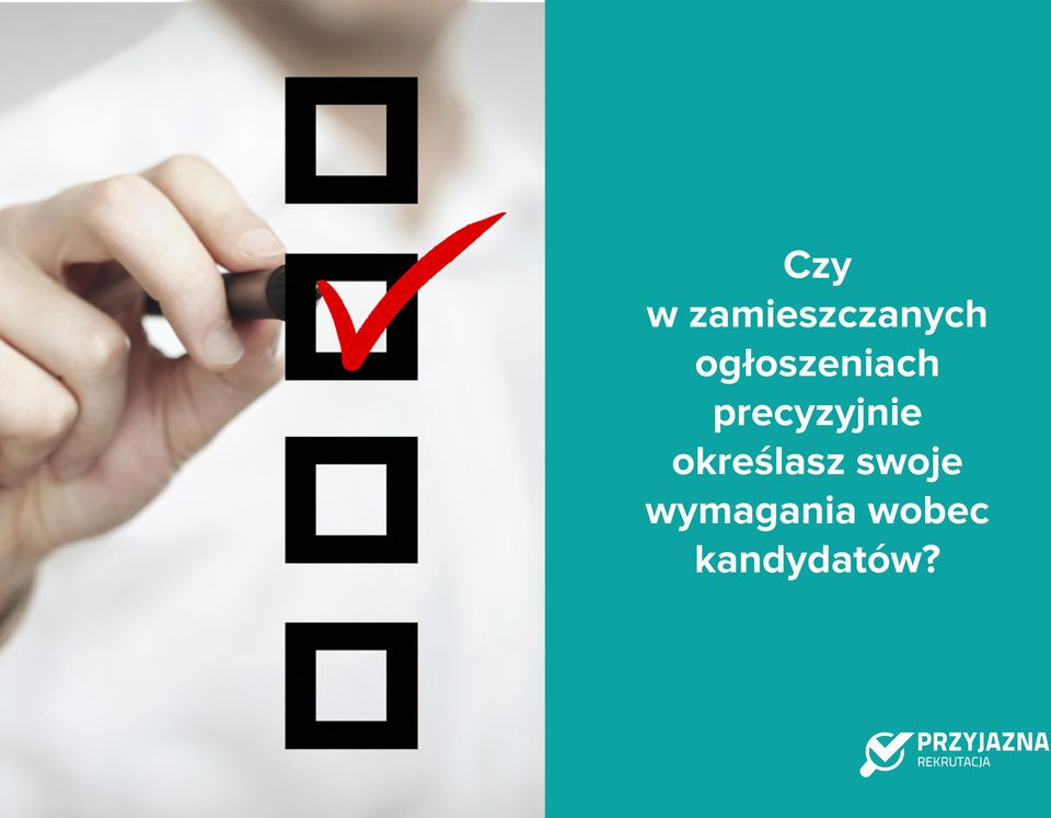 precyzyjnie określasz