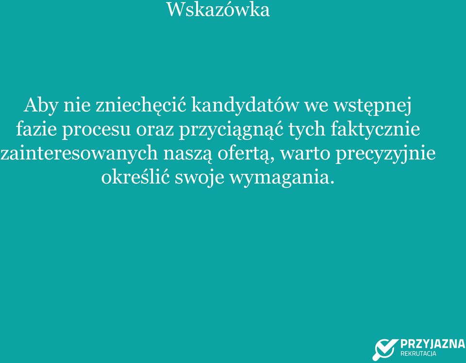 tych faktycznie zainteresowanych naszą