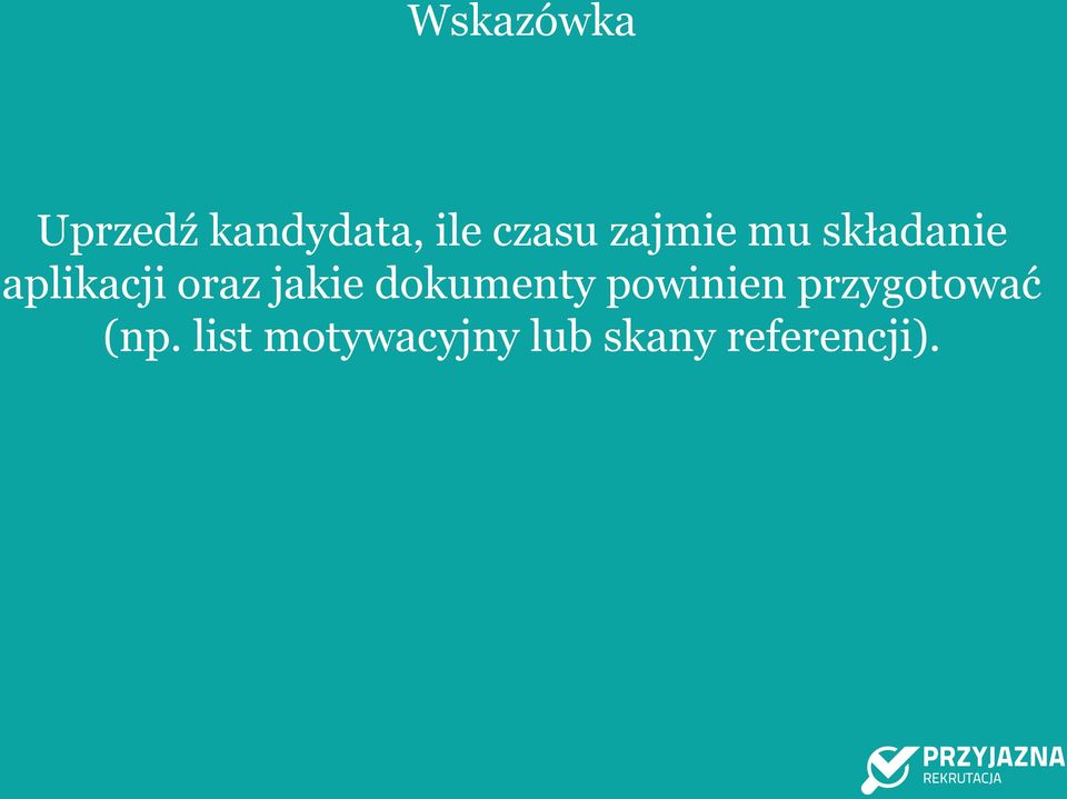 jakie dokumenty powinien przygotować