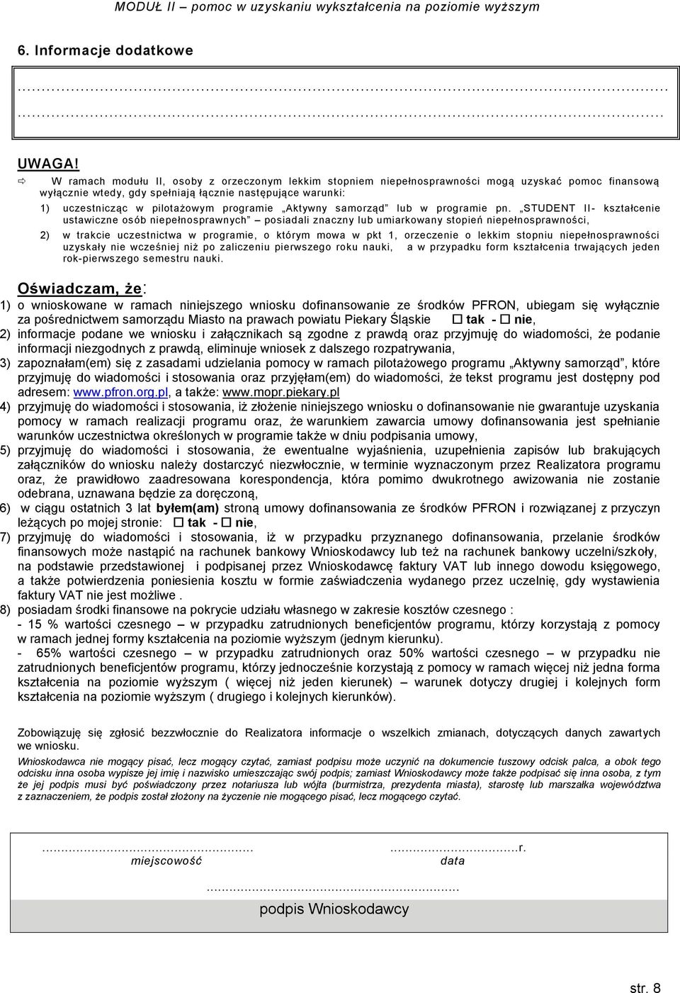 programie Aktywny samorząd lub w programie pn.