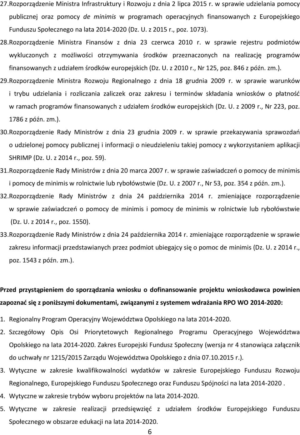 Rozporządzenie Ministra Finansów z dnia 23 czerwca 2010 r.