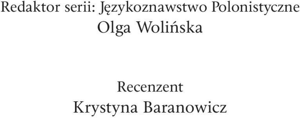 Polonistyczne Olga