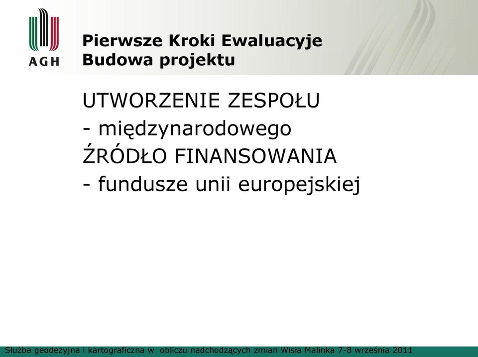 ZESPOŁU - międzynarodowego